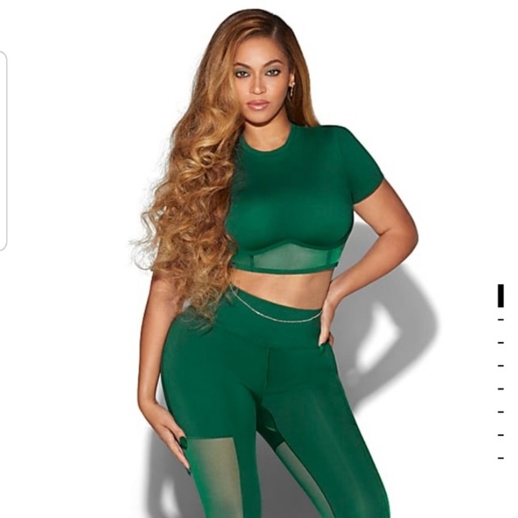 adidas green crop top